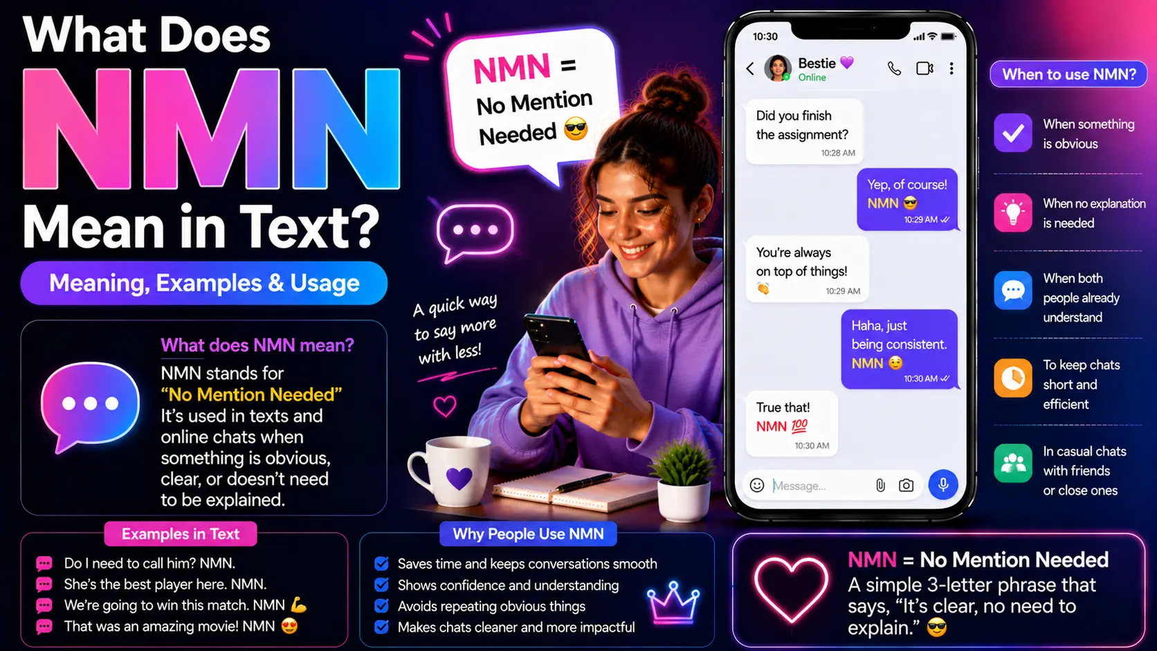 What Does NMN Mean in Text