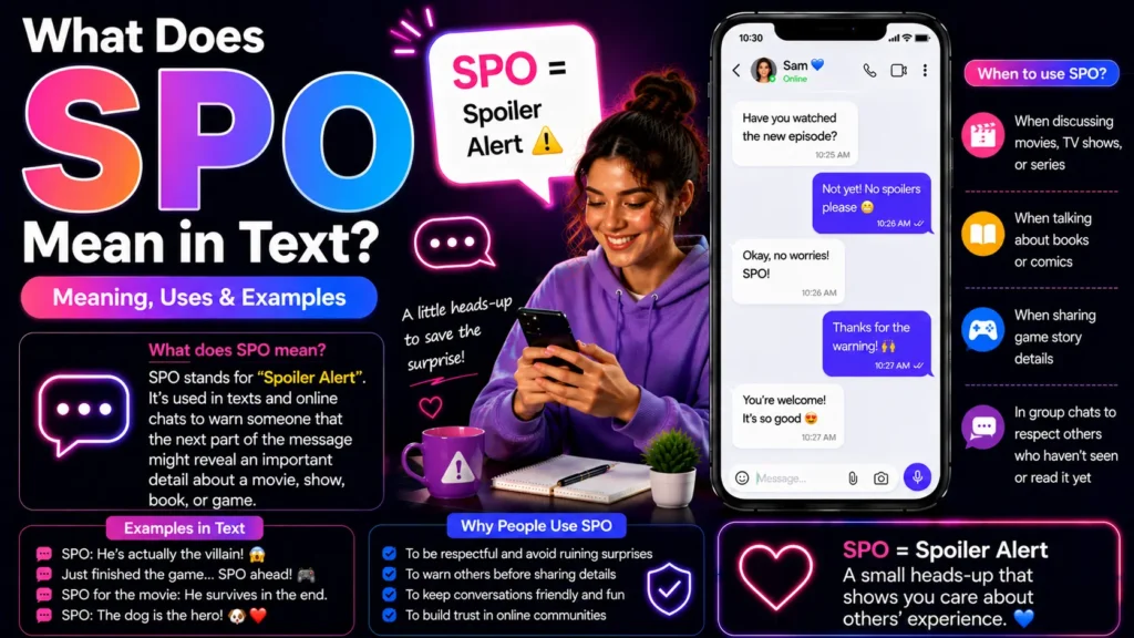 What Does SPO Mean in Text